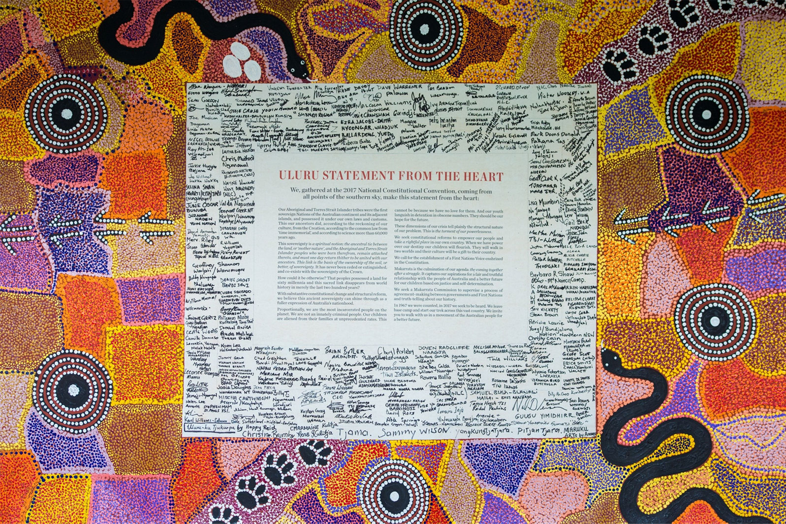 Support for the Uluru Statement and First Nations' Voice